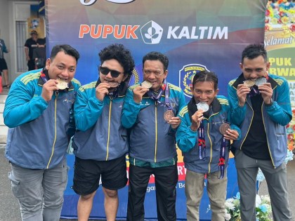 Yudi Adi Prabowo dan Yuliawan Bawa Samarinda Juara Bola 8 Double Porwada Kaltim 2025