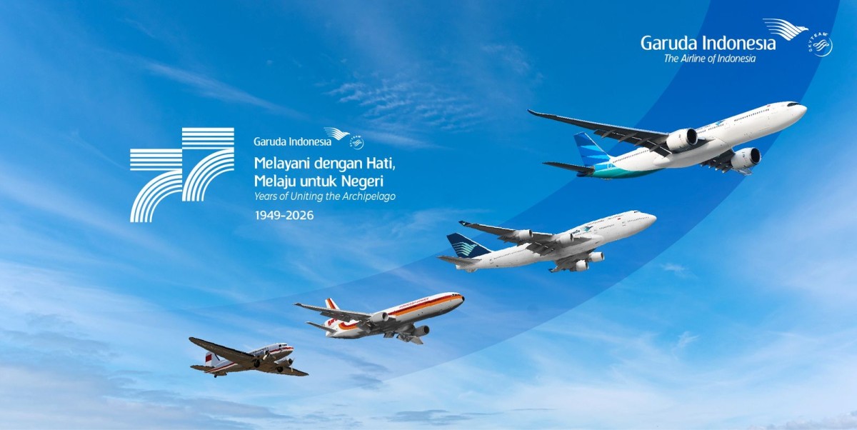 Garuda Indonesia Genap 77 Tahun