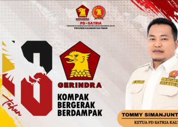 SATRIA Kaltim Dukung Penuh Peringatan HUT ke-18 Partai Gerindra