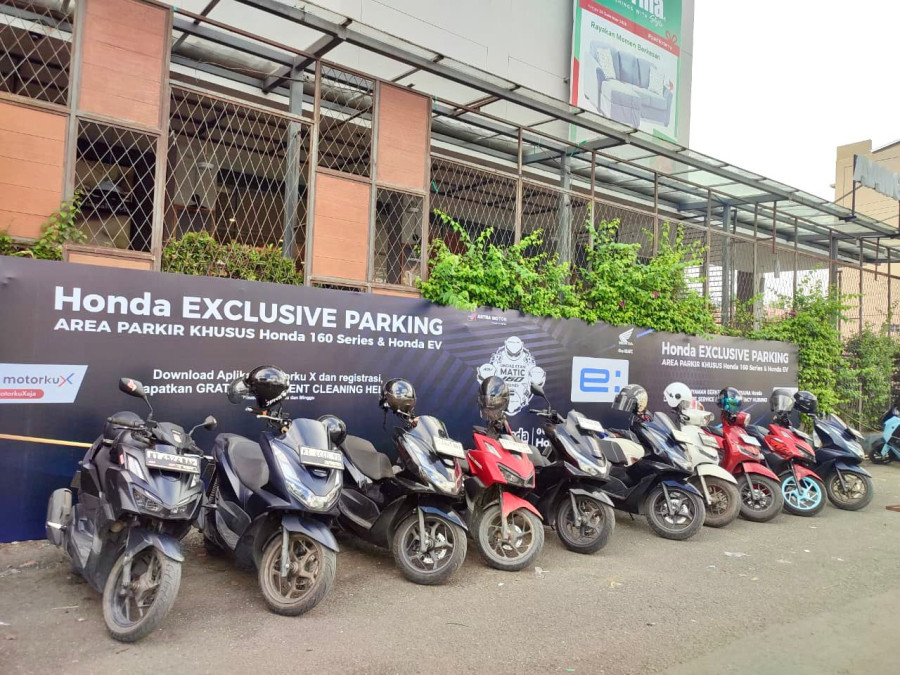 Parkir Eksklusif Honda Matic Premium Hadir Lagi di Samarinda Square