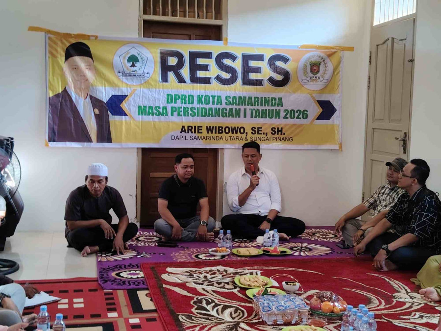 Reses Arie Wibowo di Sungai Pinang Dalam, Warga Keluhkan Drainase dan Banjir