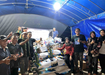 Prayunita Salurkan Bantuan, 109 KK Terdampak Kebakaran Batu Timbau