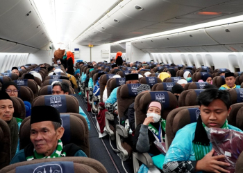 Garuda Indonesia Mulai Penerbangan Haji 2026, 2.255 Jemaah Berangkat di Hari Pertama