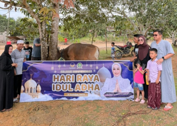 Prayunita Utami Tebar Kurban ke Tiga Wilayah Kutim, Warga Pelosok Jadi Prioritas