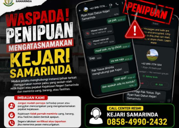 Marak Penipuan Catut Nama Kejari Samarinda, Masyarakat Diminta Waspada