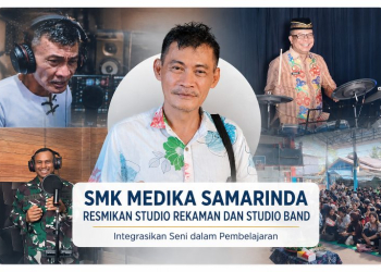 SMK Medika Samarinda Resmikan Studio Rekaman, Sekolah Kini Punya Cara Baru Rawat Mental Siswa
