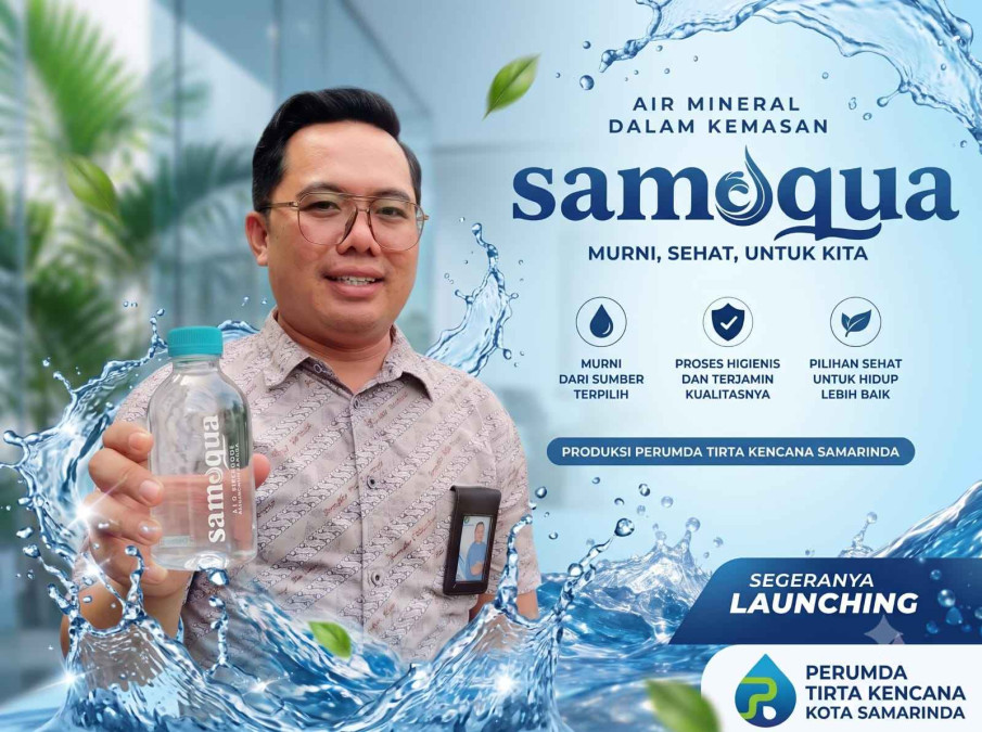 Samaqua Siap Diluncurkan, Perumda Tirta Kencana Samarinda Masuk Bisnis Air Minum Dalam Kemasan