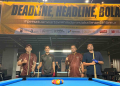 Turnamen Biliar Deadline Headline Bola 9 PWI Kaltim diikuti 64 peserta dari anggota PWI se-Kaltim dan sejumlah mitra di De Ale Billiard, Samarinda.
