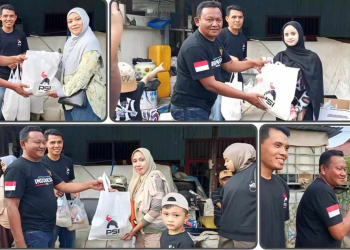 Jumat Berkah PSI Samarinda Utara Salurkan Paket Sembako untuk Penyandang Disabilitas